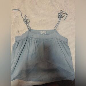 Thread & Supply Light Blue Sleeveless Blouse